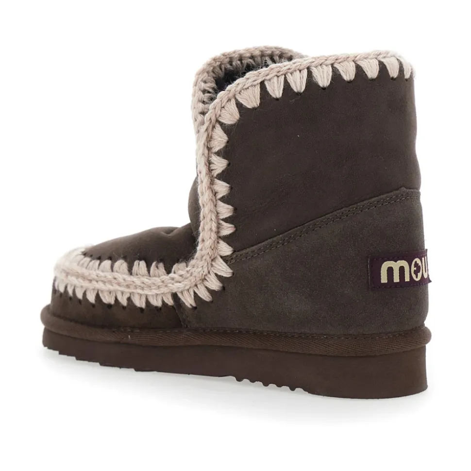 Braune Eskimo Winterstiefel