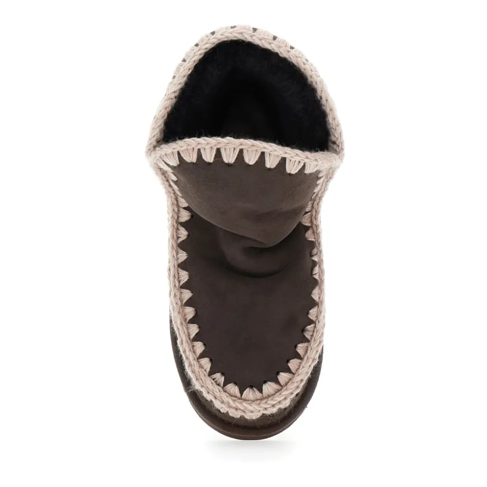 Braune Eskimo Winterstiefel