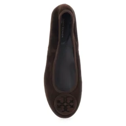 Braune Flache Schuhe Minnie Travel Ballet