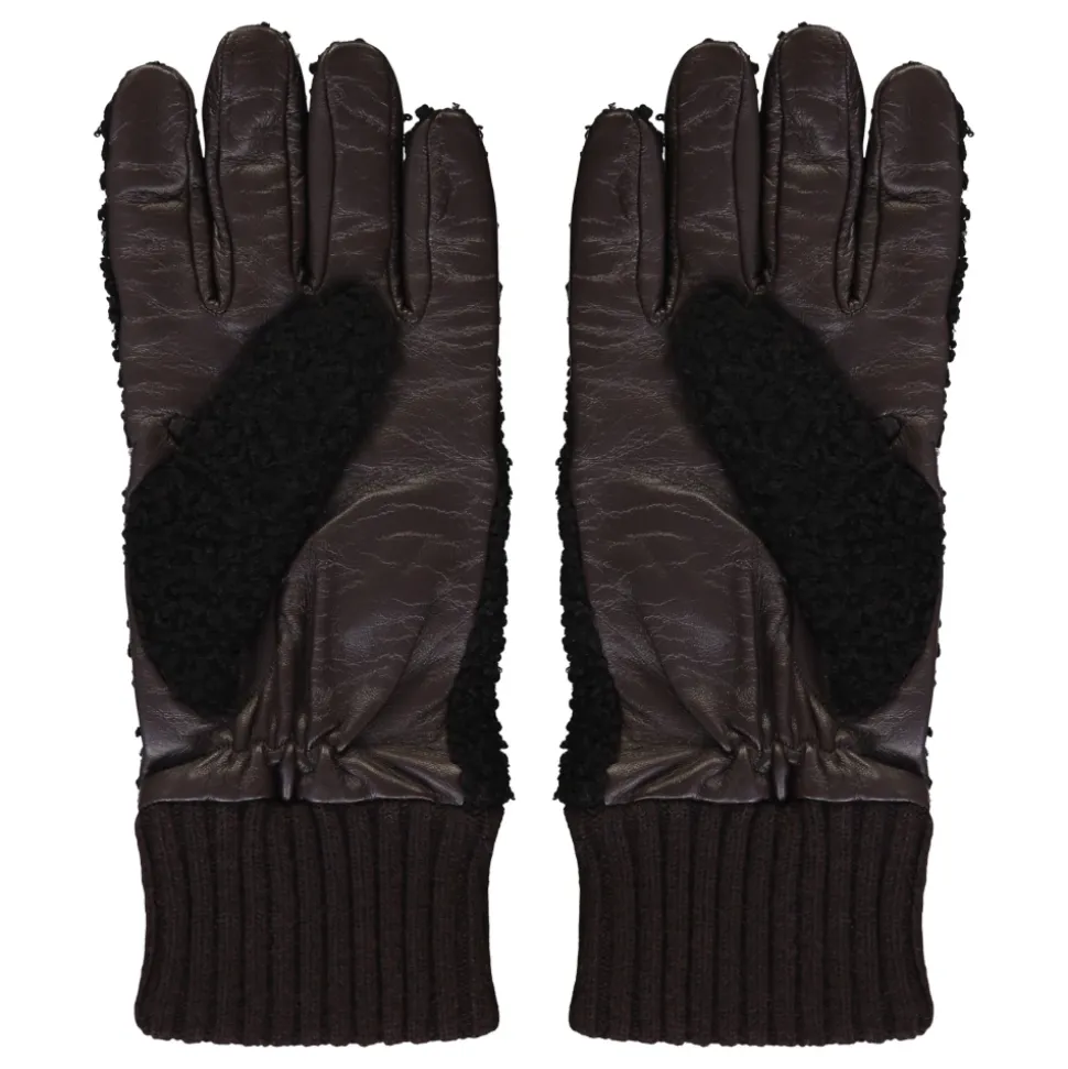 Braune Handschuhe