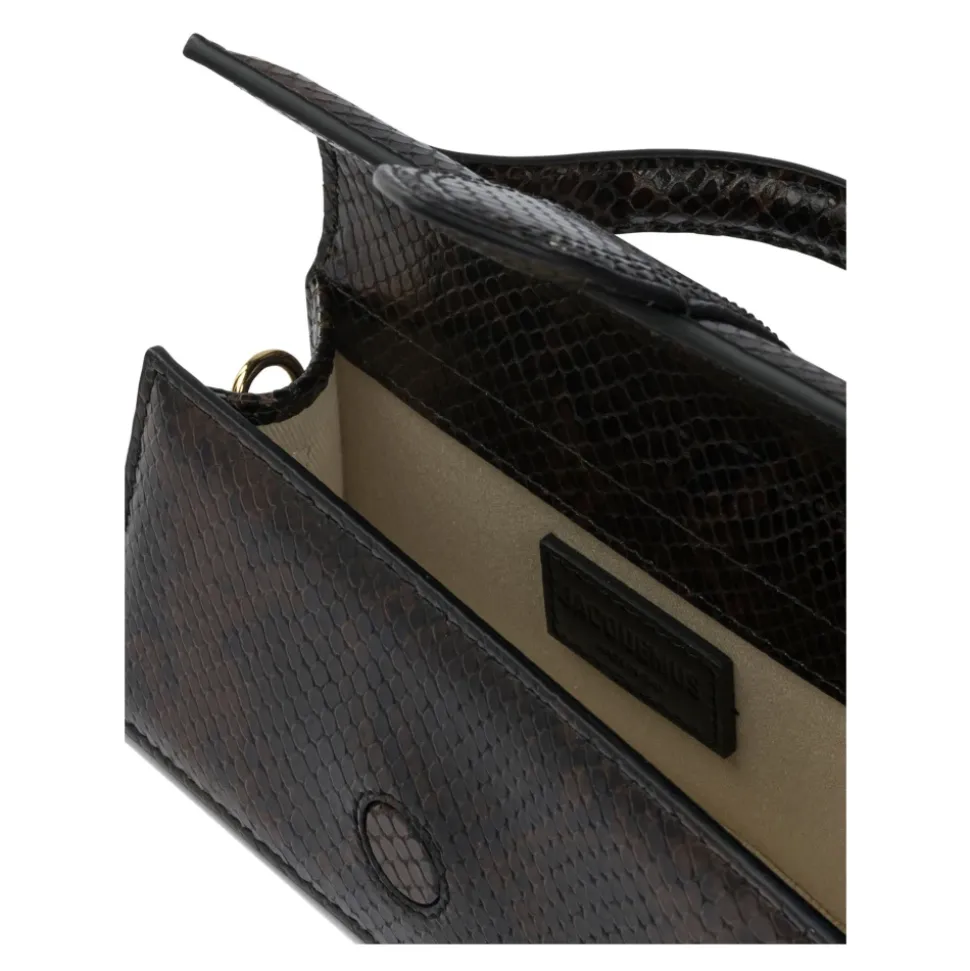 Braune Handtasche mit Abnehmbarem Riemen