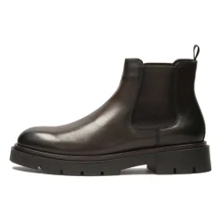 Braune Hausschuhe mit dicker Sohle