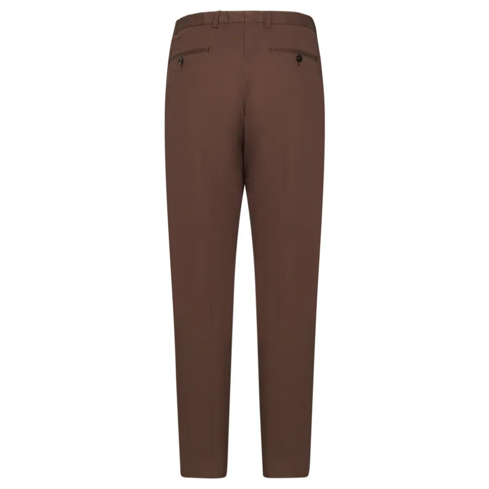 Braune Hose mit Elastischem Bund und Kordelzug