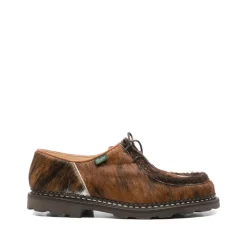 Braune Kalbshaar Schnürschuhe