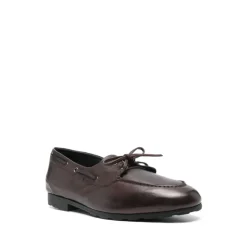Braune Leder Schnürschuhe
