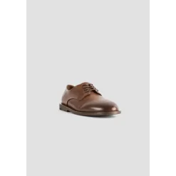 Braune Leder Schnürschuhe
