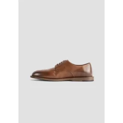 Braune Leder Schnürschuhe