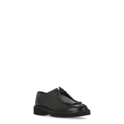 Braune Leder Schnürschuhe