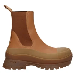 Braune Leder Stiefeletten