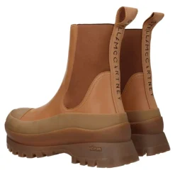 Braune Leder Stiefeletten