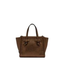 Braune Leder-Crossbody-Tasche