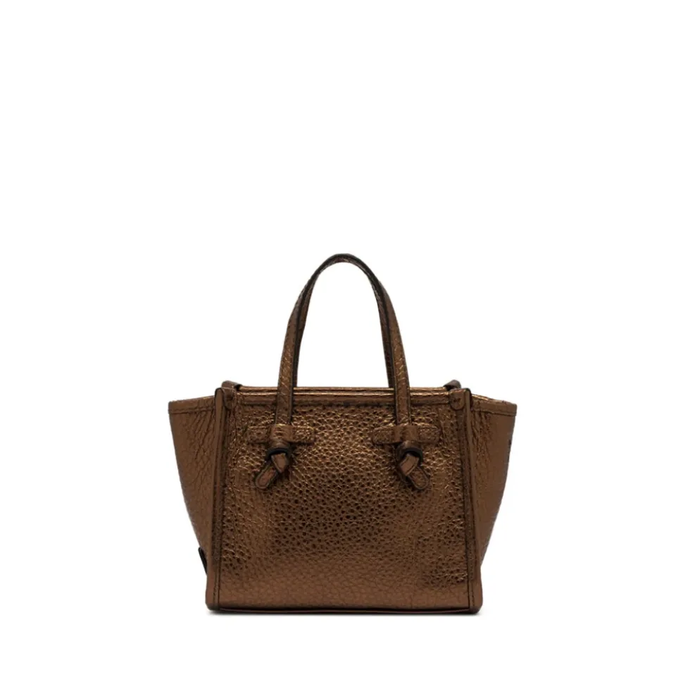 Braune Leder-Crossbody-Tasche