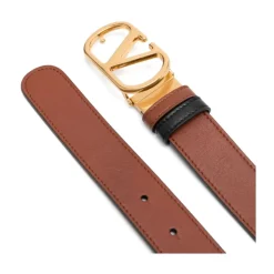 Braune Ledergürtel