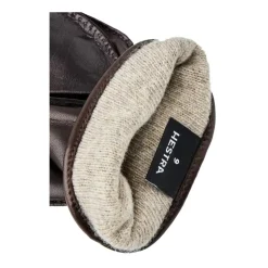 Braune Lederhandschuhe für Herren