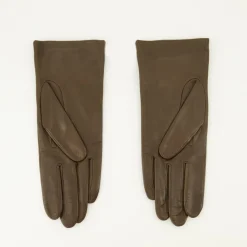 Braune Lederhandschuhe Unisex Modell