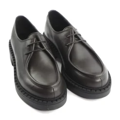 Braune Leder-Ingenieursstiefel