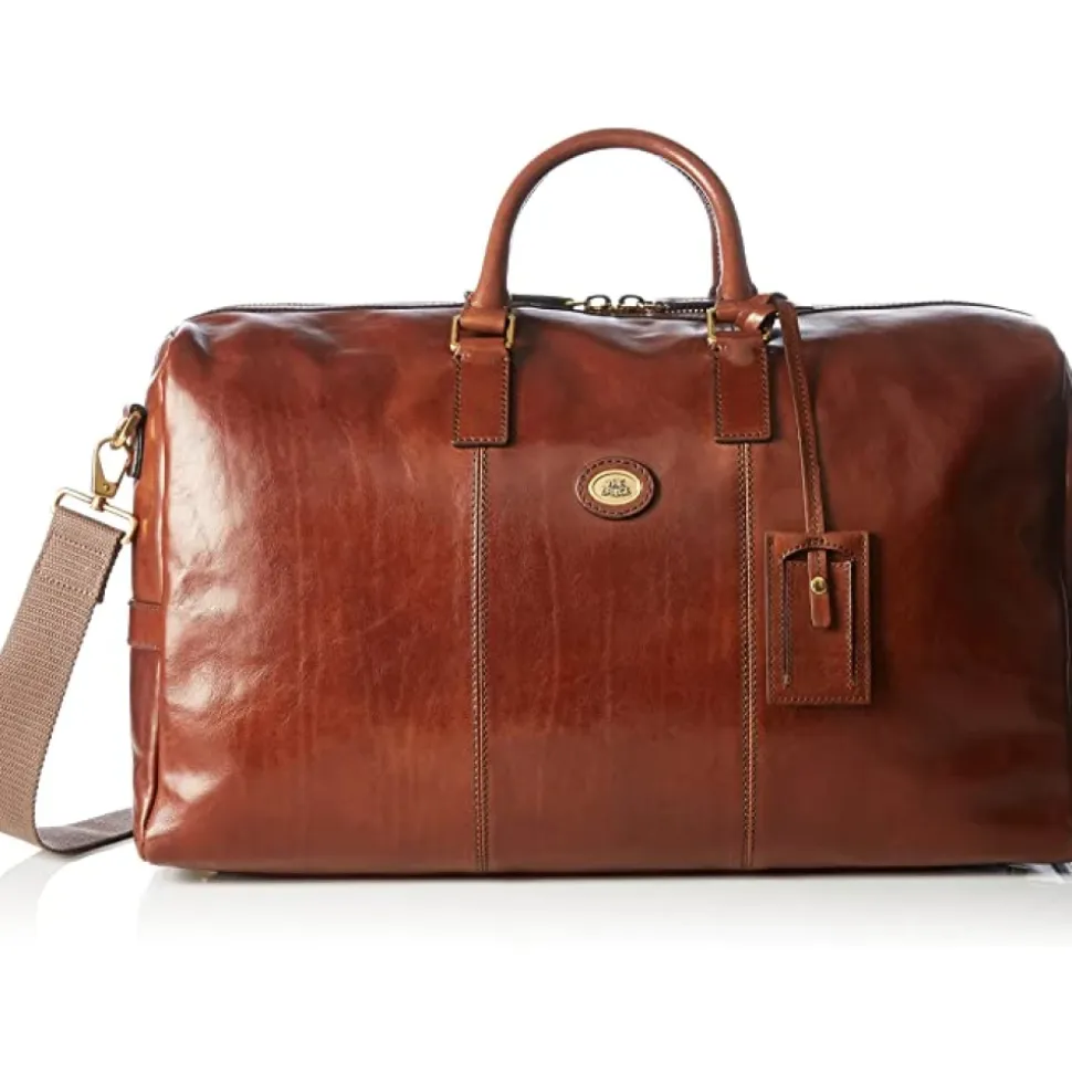 Braune Lederkoffer Reisetasche