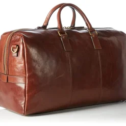 Braune Lederkoffer Reisetasche