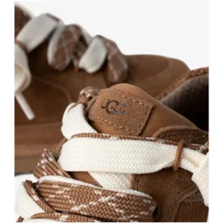 Braune Lowmel Trainers mit Webbing Strap