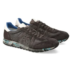 Braune Lucy Sneakers mit Wildledereinsätzen