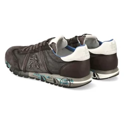 Braune Lucy Sneakers mit Wildledereinsätzen