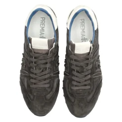 Braune Lucy Sneakers mit Wildledereinsätzen