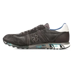 Braune Lucy Sneakers mit Wildledereinsätzen