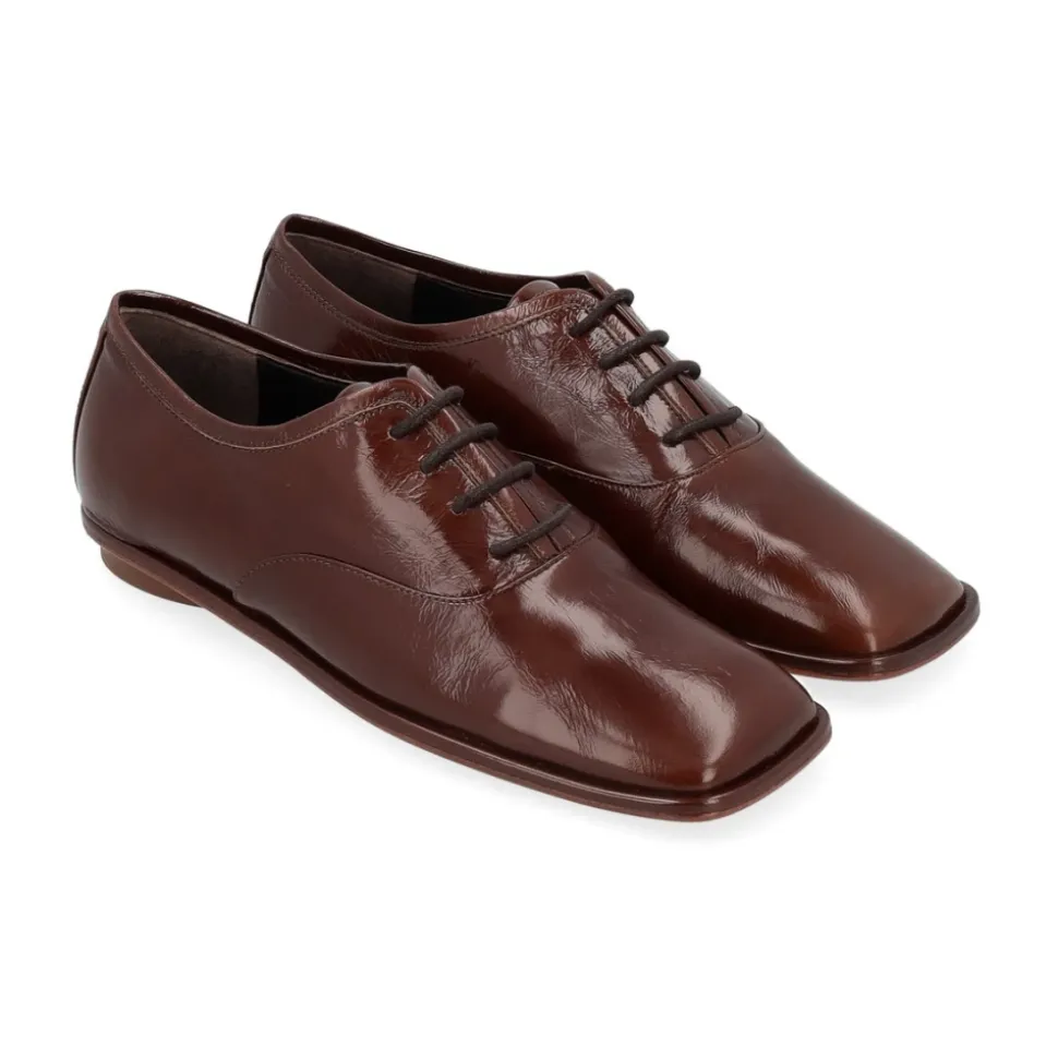 Braune Nappalux Pearl-Brown Schuhe