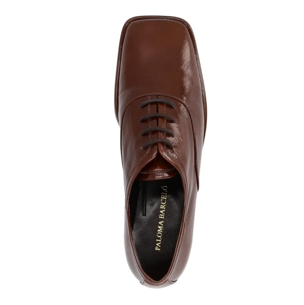 Braune Nappalux Pearl-Brown Schuhe
