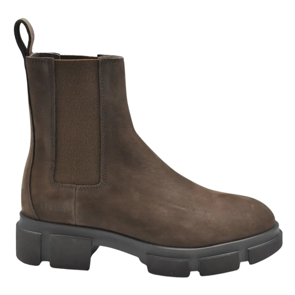 Braune Schnürschuhe für Damen