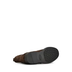 Braune Stiefel mit Elastischen Seitenpaneelen