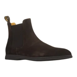 Braune Wildleder Beatles-Style Stiefeletten