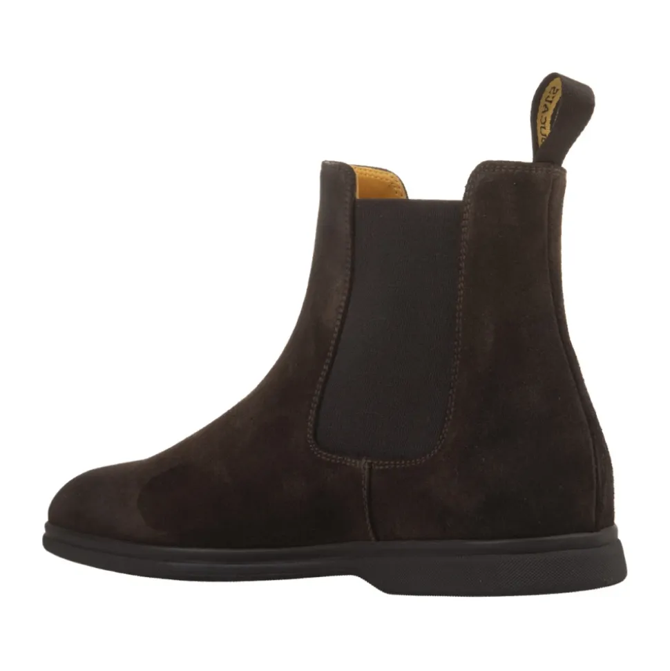 Braune Wildleder Beatles-Style Stiefeletten