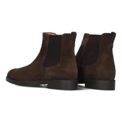 Braune Wildleder Chelsea Boots für Herren