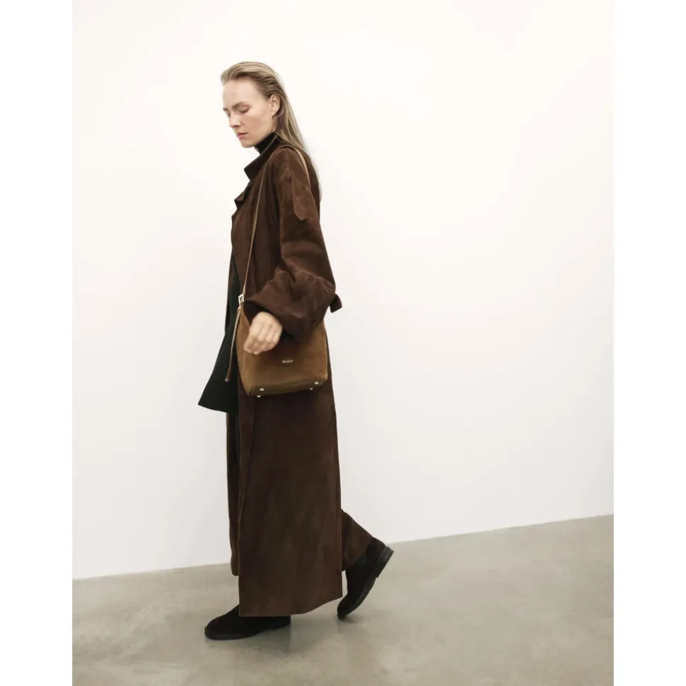 Braune Wildleder Chelsea-Boots