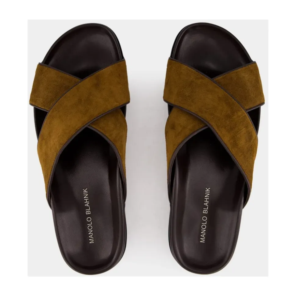 Braune Wildleder Chiltern Sandalen