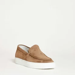 Braune Wildleder Loafer Schuhe SS23