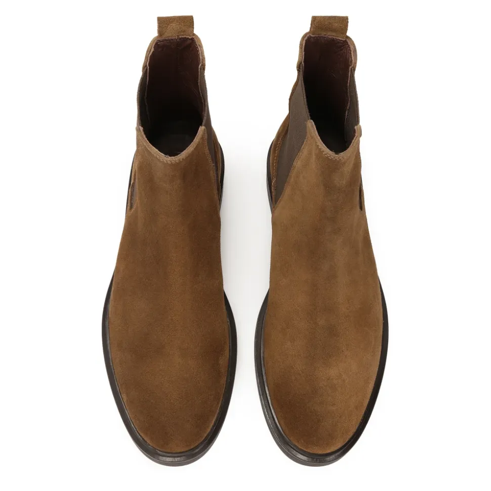 Braune Wildleder-Herrenschuhe