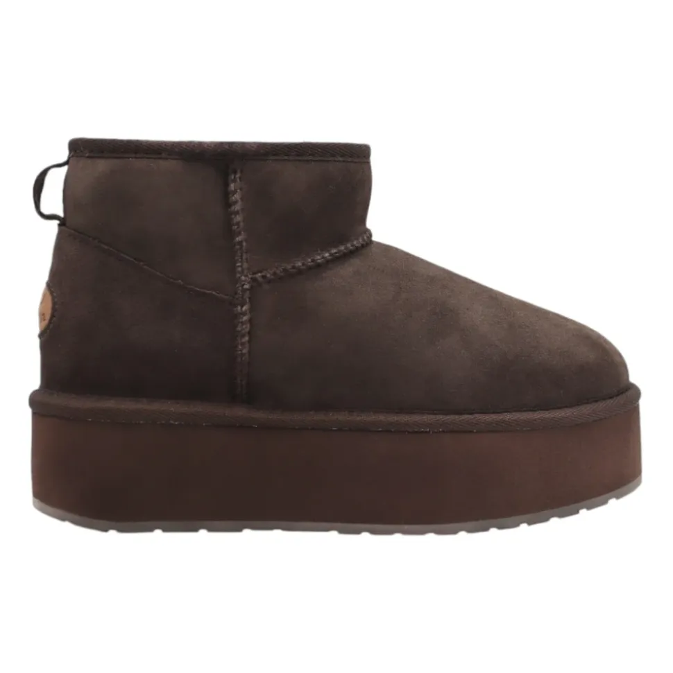 Braune Winterstiefel