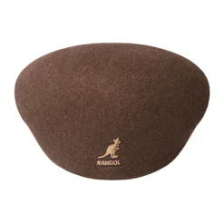 Braune Wollmütze Ikonischer Stil