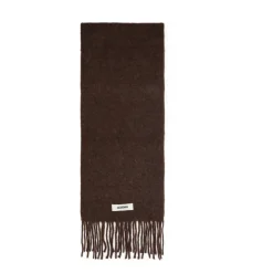 Brauner Alpaka Mohair Schal AW25