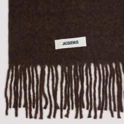Brauner Alpaka Mohair Schal AW25