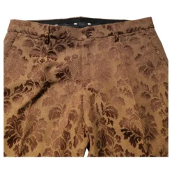 Brauner Blumen Jacquard SICILIA Anzug