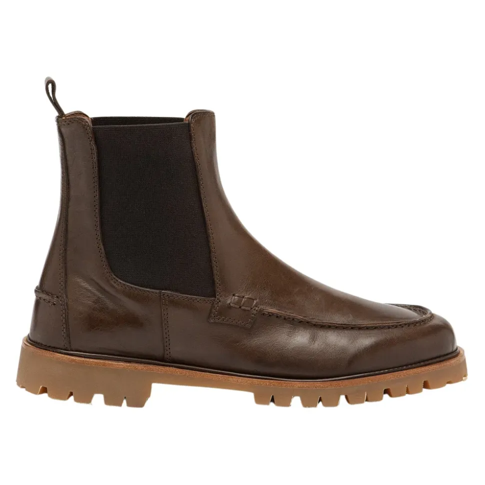 Brauner Chelsea Boot aus Kalbsleder