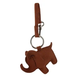 Brauner Elefant Taschenanhänger