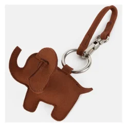 Brauner Elefant Taschenanhänger