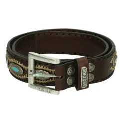 Braunes Leder Gürtel 7612 Modell