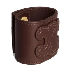 Braunes Leder Haar Manschette Armband