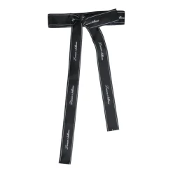 Breiter Gürtel mit Logo-Schleife und Taillenband