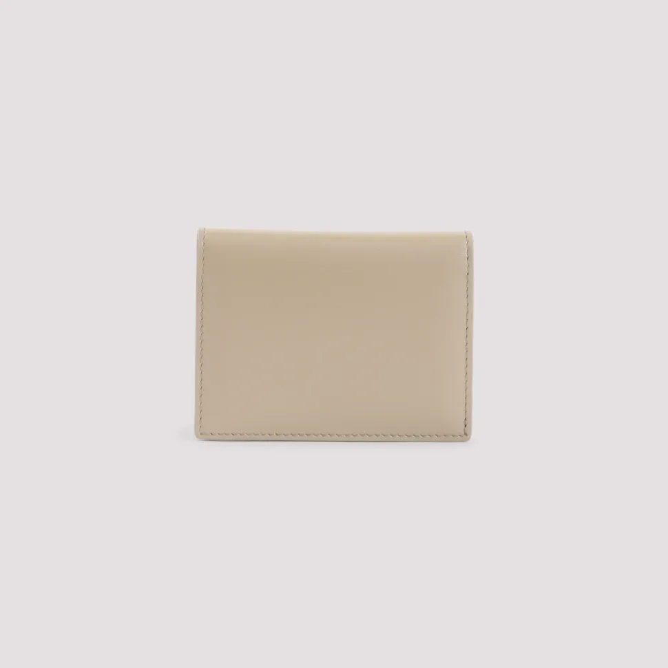 Brieftaschen-Kartenhalter aus glänzendem Kalbsleder
